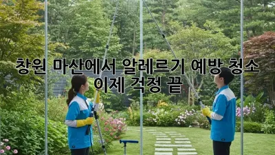 창원 마산에서 알레르기 예방 청소, 이제 걱정 끝!